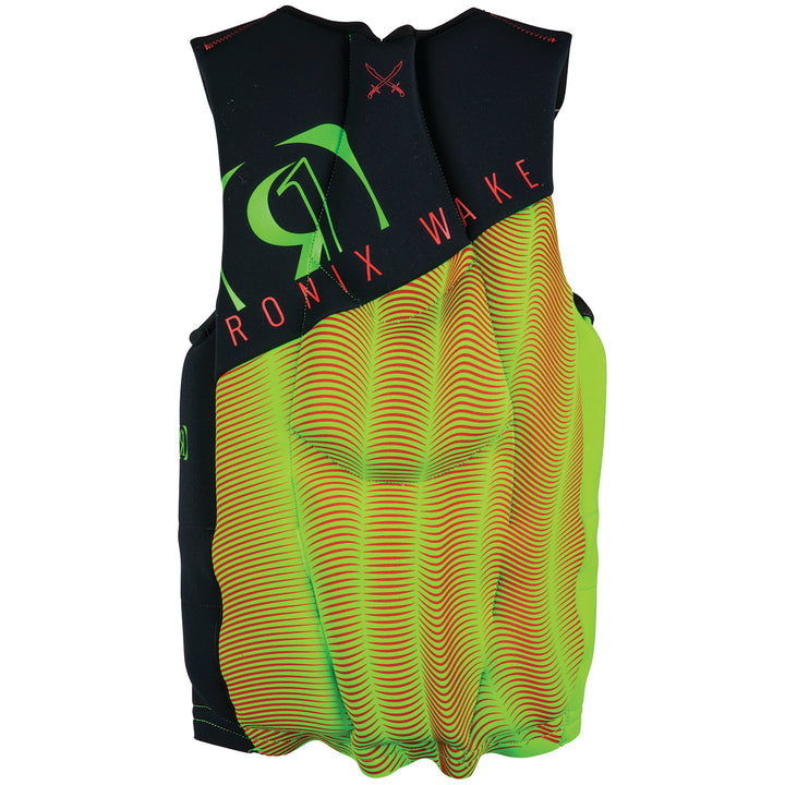 Ronix Driver's Ed Capella 2.0 CGA Wakeboard Vest - Boys' 2019 Black/Lime/Red