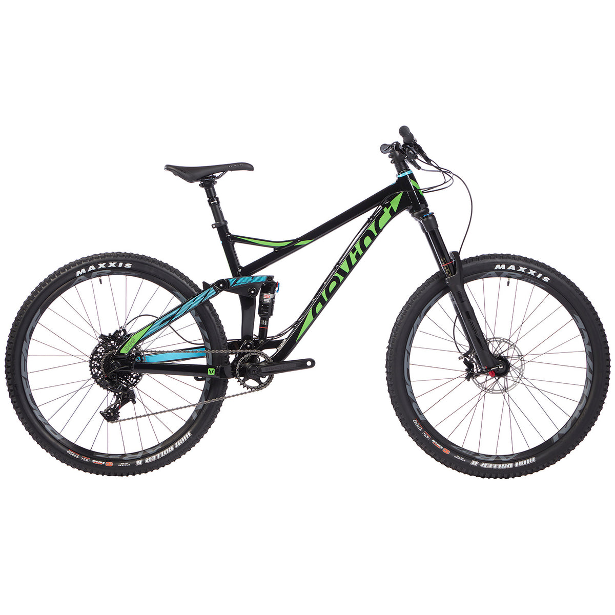 Devinci Troy GX Complete Mountain Bike 2017 Black/Blue/Green