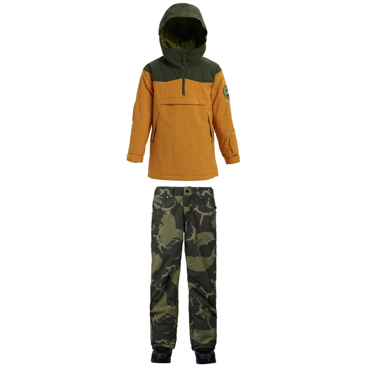 Burton Hightrack Anorak Jacket + Burton Barnstorm Pants - Boys'