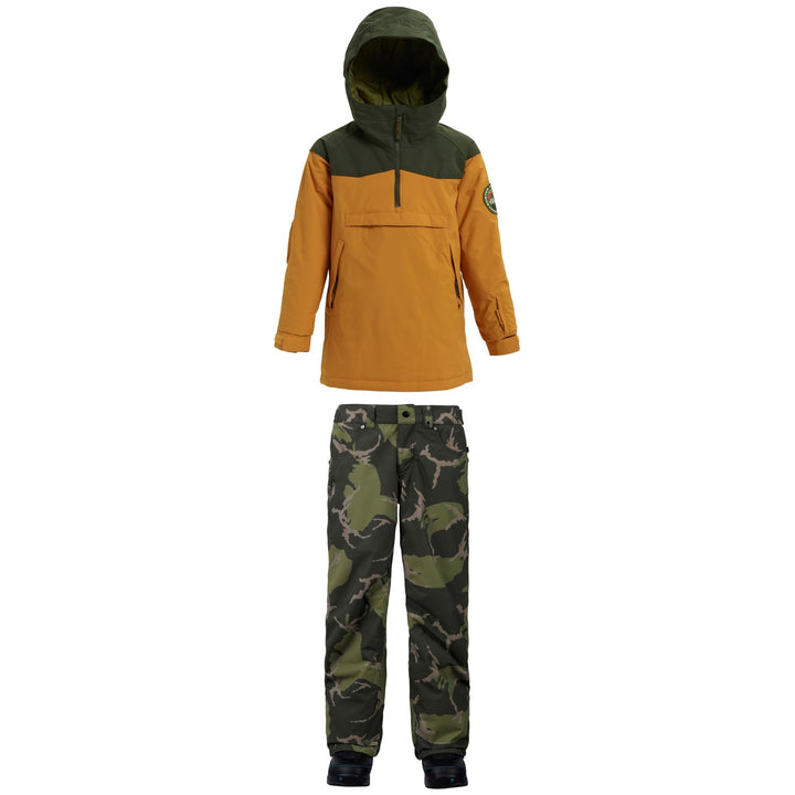 Burton Hightrack Anorak Jacket + Burton Barnstorm Pants - Boys'