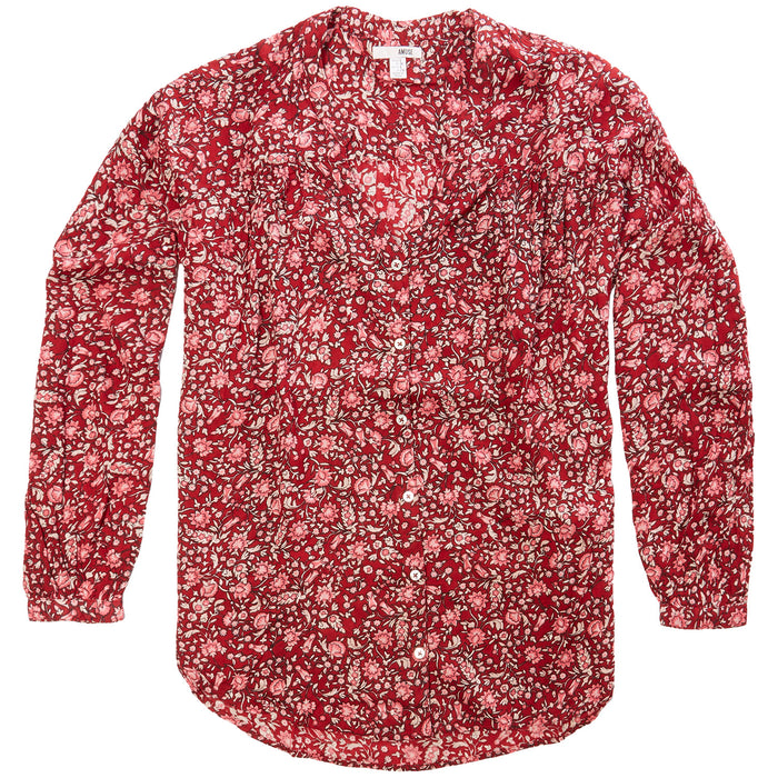 Amuse Society Mallorca Woven Shirt - Women's Crimson