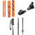 Black Crows Magnis Skis - Big Boys' + Marker M7.0 Free Ski Bindings - Big Kids' + evo Lil Send'r Adjustable Ski Poles - Little Kids'