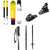 Faction Prodigy Jr. Skis - Boys' + Marker M7.0 Free Ski Bindings - Big Kids' + evo Lil Send'r Adjustable Ski Poles - Little Kids'