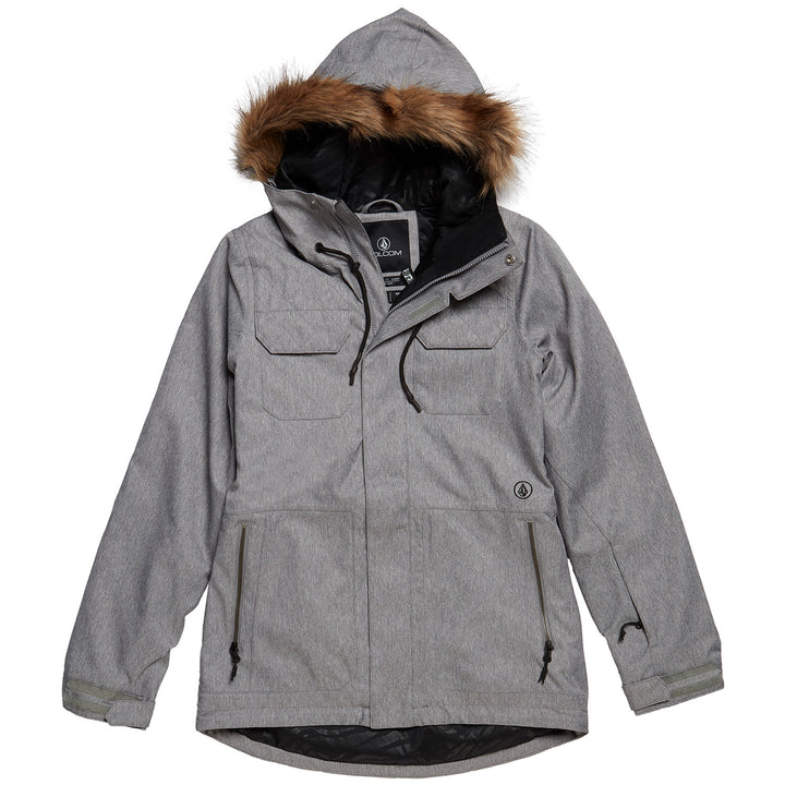 Volcom x evo Shadow Insulated Jacket - Women's Heather Grey