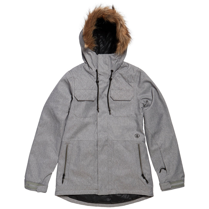 Volcom x evo Shadow Insulated Jacket - Women's Heather Grey