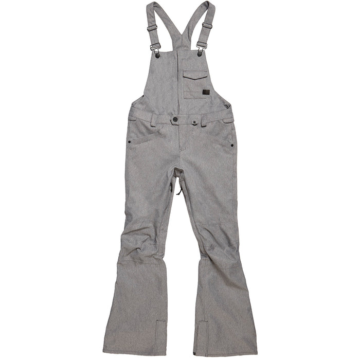 Volcom x evo Swift Bib Overalls - Women's Heather Grey