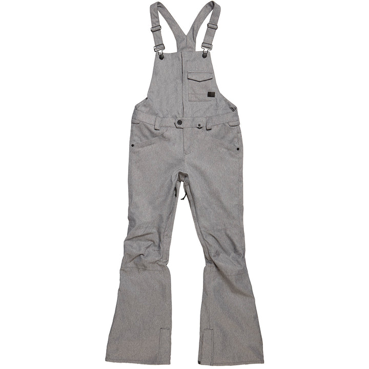 Volcom x evo Swift Bib Overalls - Women's Heather Grey