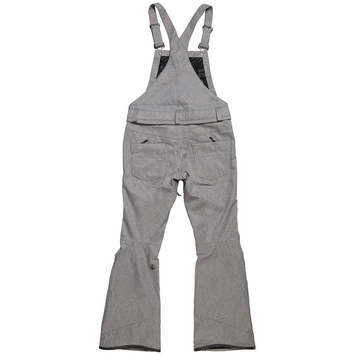 Volcom x evo Swift Bib Overalls - Women's Heather Grey