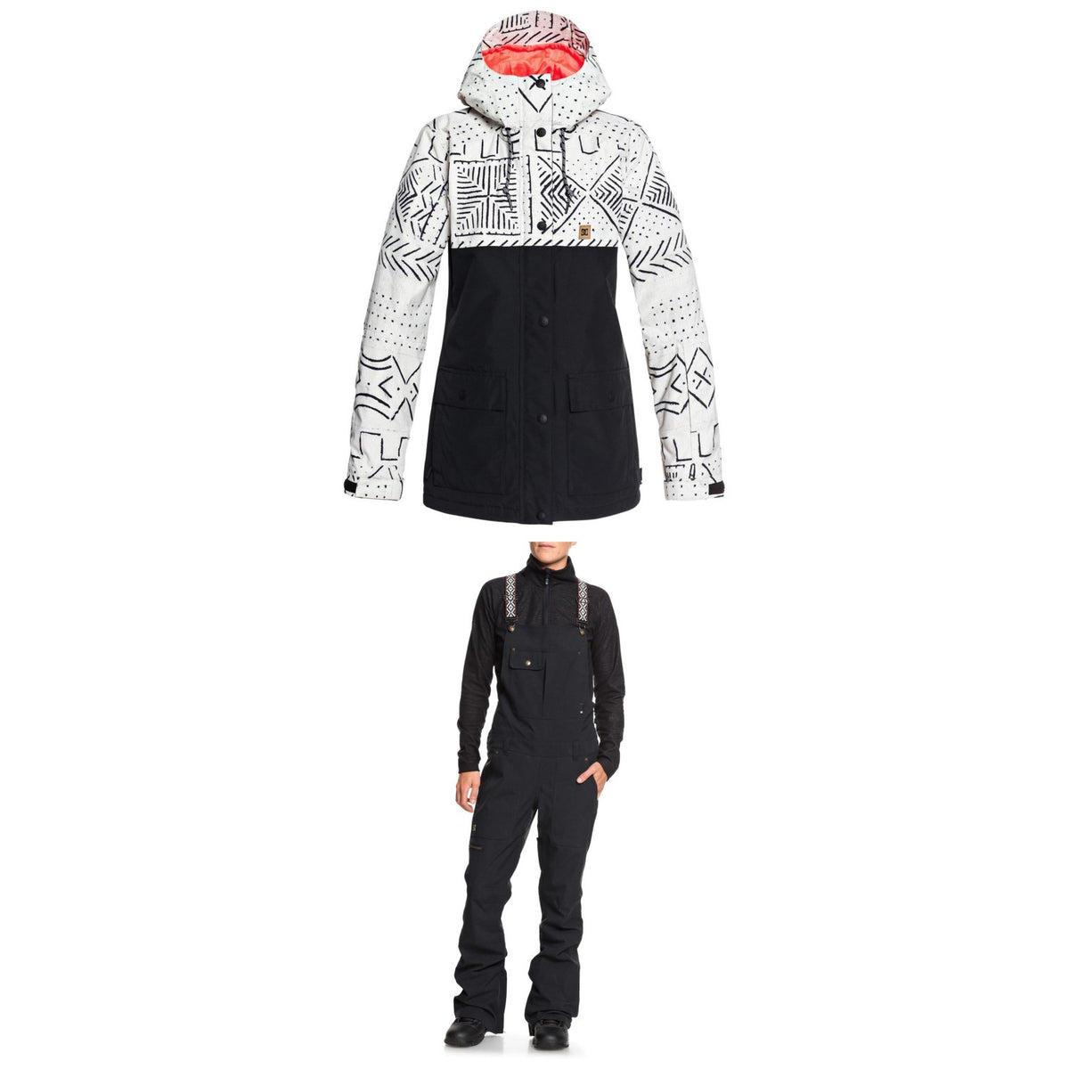DC Cruiser Jacket + DC Collective Bibs - Women's 2019