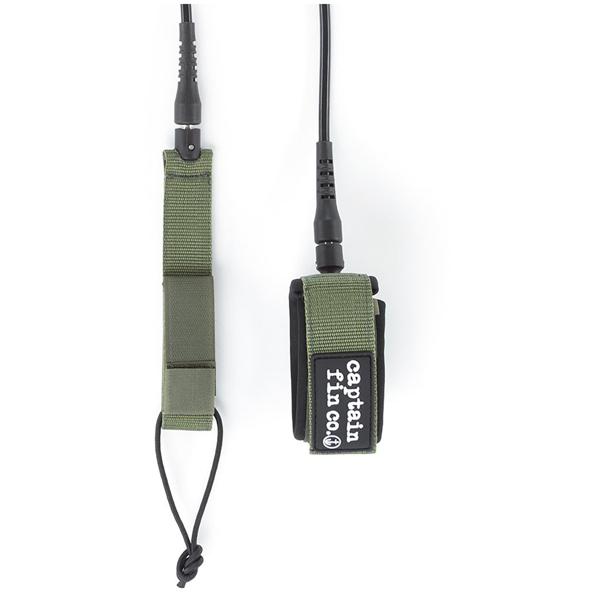 Captain Fin Shred Cord 7' Standard Leash Army