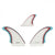 Captain Fin Tyler Warren Twin ESP Single Tab Fin Set Turquoise
