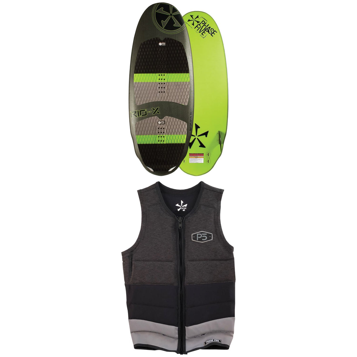 Phase Five Rio-X Wakesurfer + Phase Five  Pro Wake Vest
