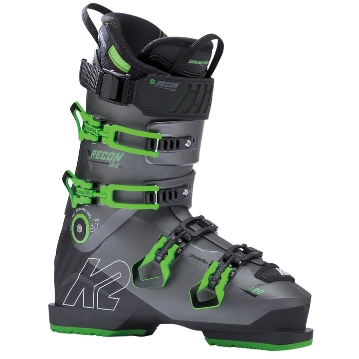 K2 Recon 120 MV Ski Boots 2020 Dark Gray/Green