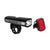Blackburn Central 350 Micro Front + Click USB Rear Bike Light Set Black