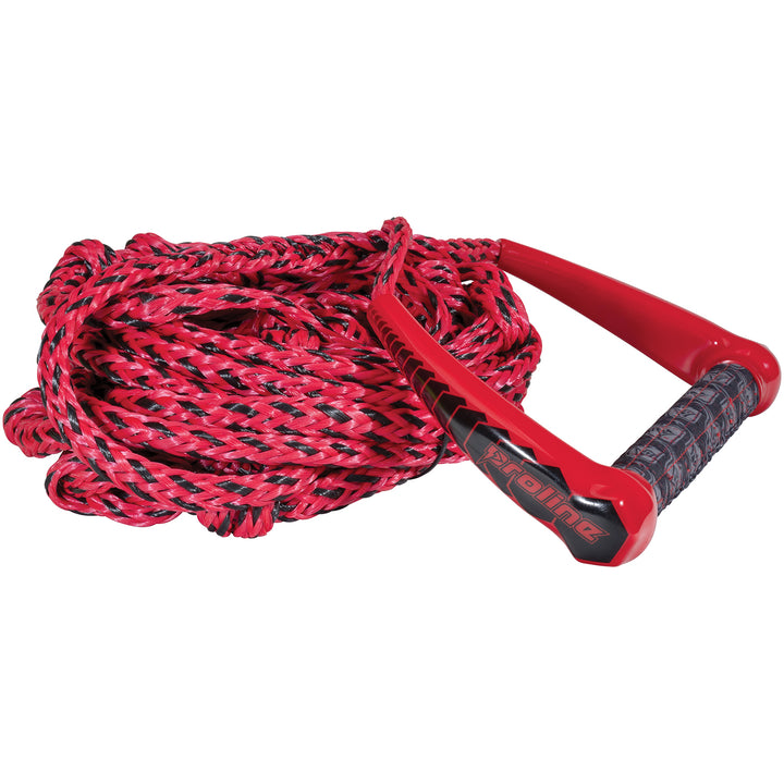 Proline Team Neo Handle + 30 ft Surf Rope Red