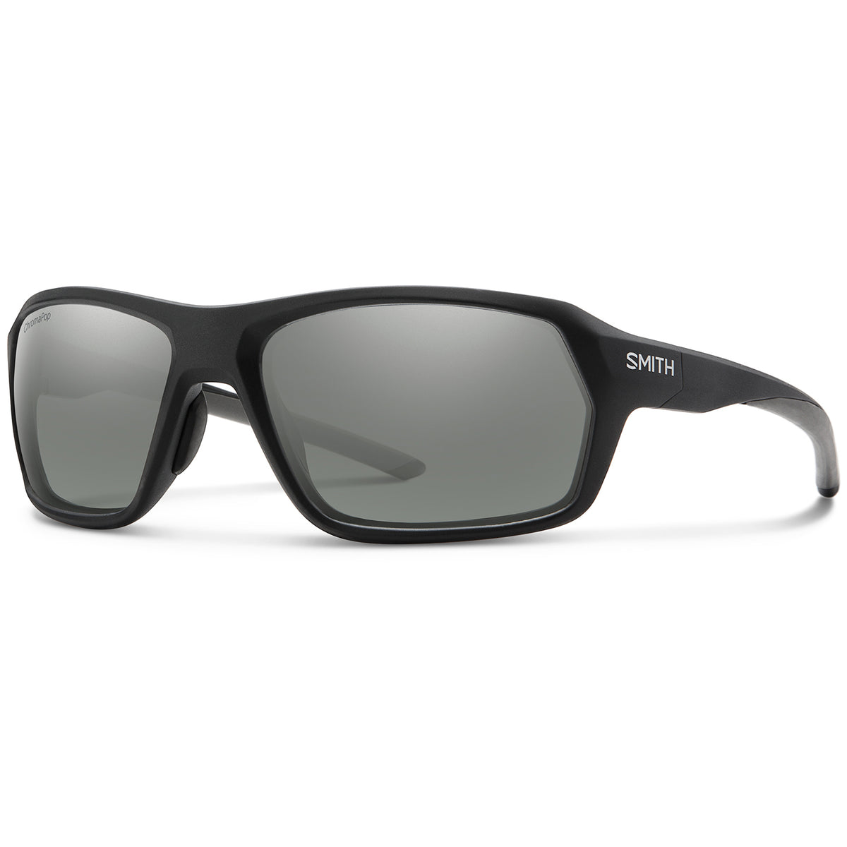 Smith Rebound Sunglasses Matte Black/ChromaPop Polarized Platinum