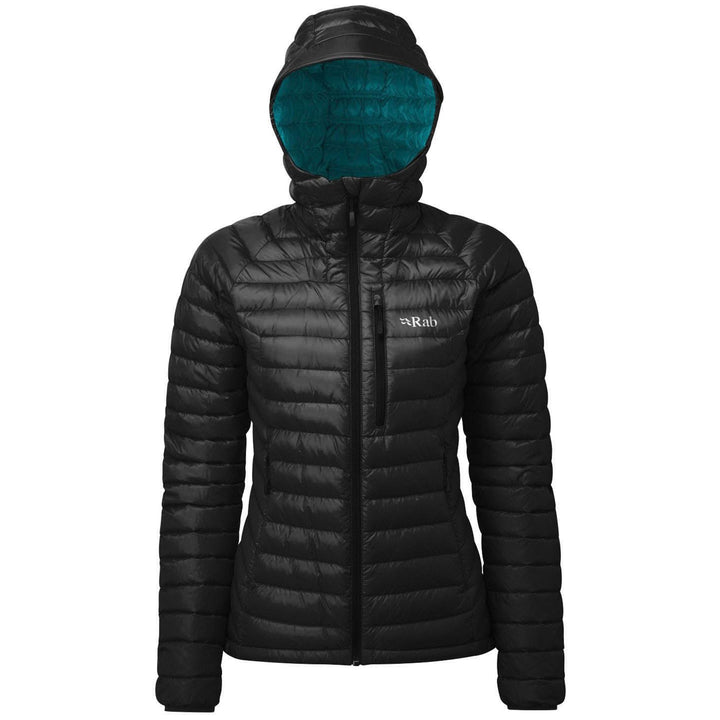 Rab® Microlight Alpine Jacket - Women's Black/Seaglass