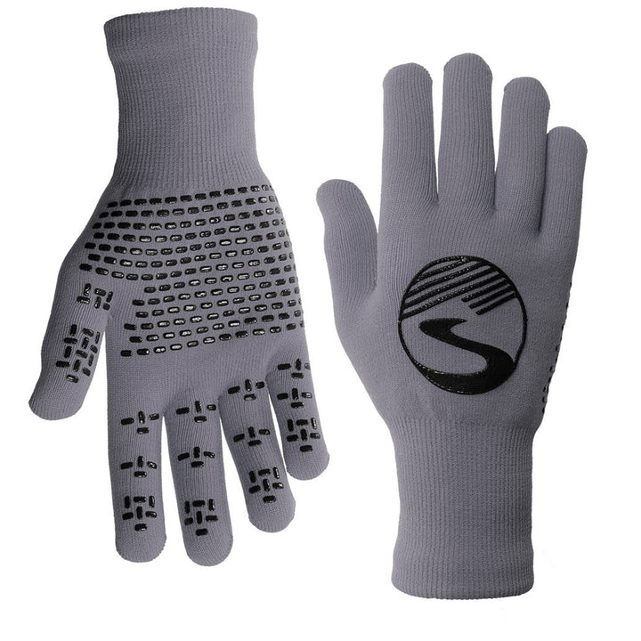 Showers Pass Crosspoint Waterproof Knit Wool Gloves Grey