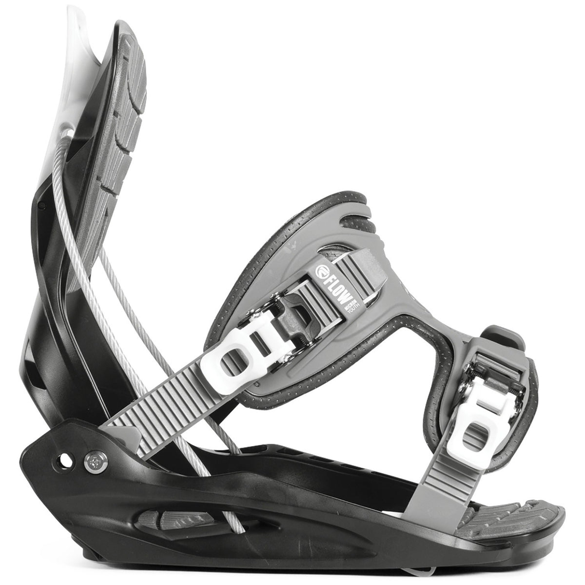 Flow Micron Youth Snowboard Bindings - Kids' 2019 Black