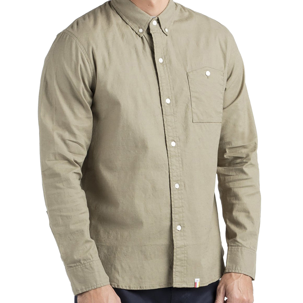 SLVDR Nelson Long-Sleeve Shirt Olive