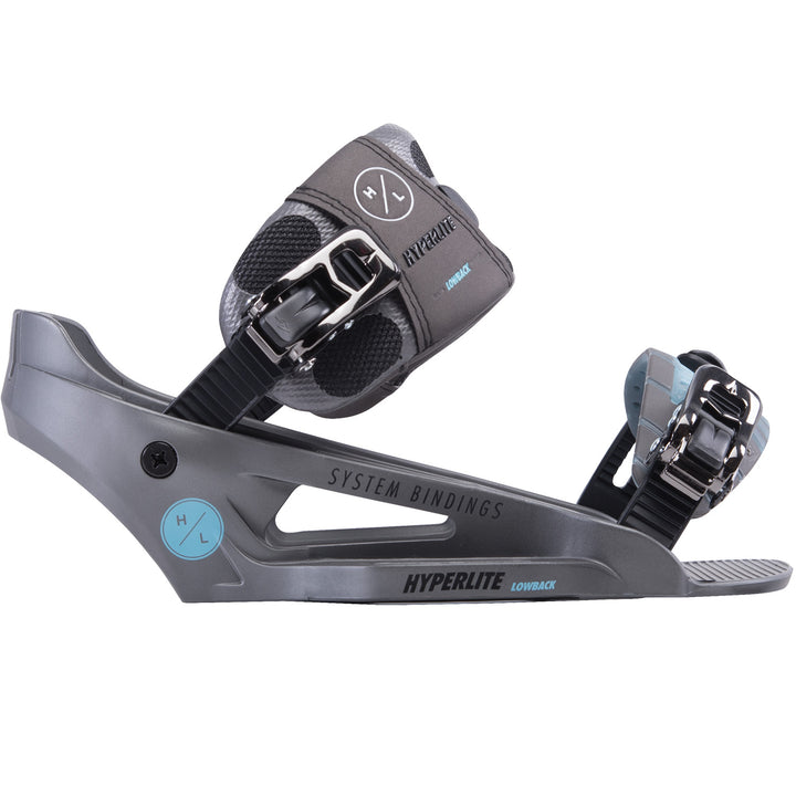 Hyperlite System Lowback Wakeboard Bindings 2019 Graphite