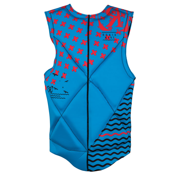 Ronix Party Athletic Cut Reversible Impact Wakeboard Vest 2019 Pink/Blue/Red