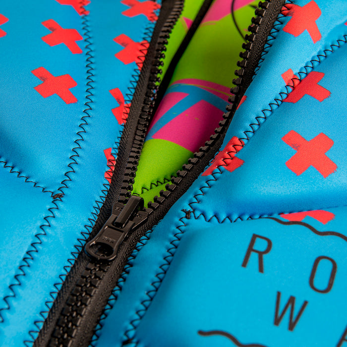 Ronix Party Athletic Cut Reversible Impact Wakeboard Vest 2019 Pink/Blue/Red