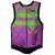 Ronix Party Athletic Cut Reversible Impact Wakeboard Vest 2019 Pink/Blue/Red