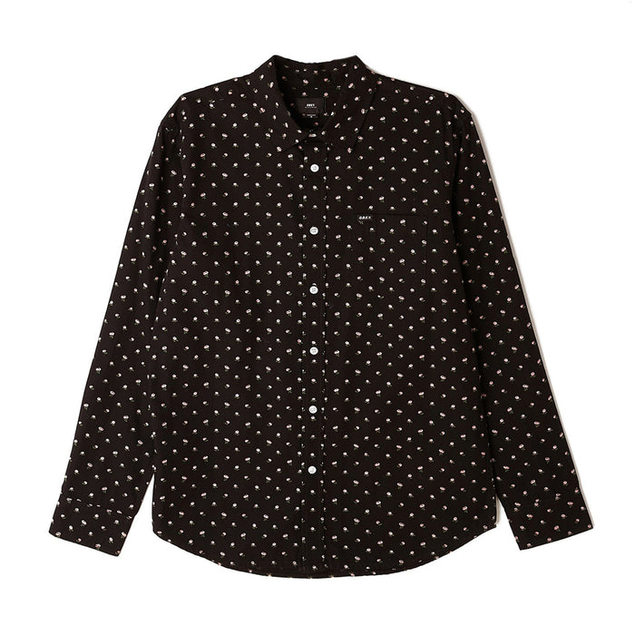 Obey Clothing Darcey Long-Sleeve Shirt Black Multi