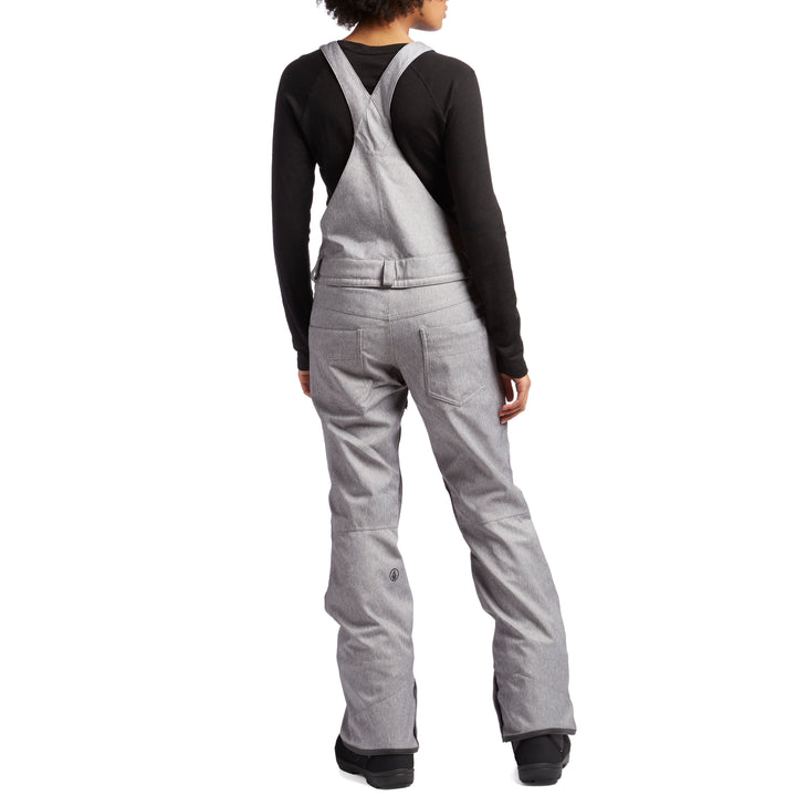 Volcom x evo Swift Bib Overalls - Women's Heather Grey