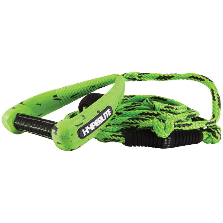 Hyperlite 25 ft Pro Surf Rope w/ Handle Green