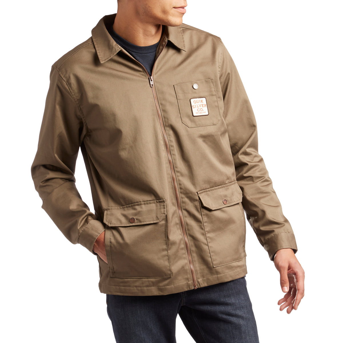 Quiksilver Mashu Times Jacket Falcon Front View
