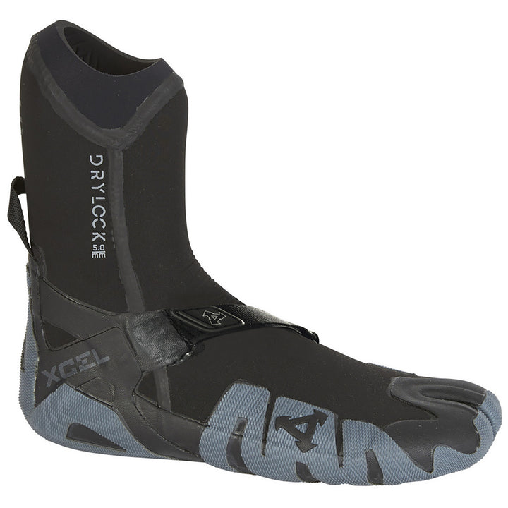 XCEL 5mm Drylock Split Toe Boots Black/Grey