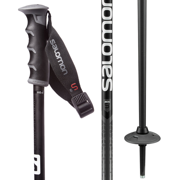Salomon Arctic S3 Ski Poles 2019 Black/Grey