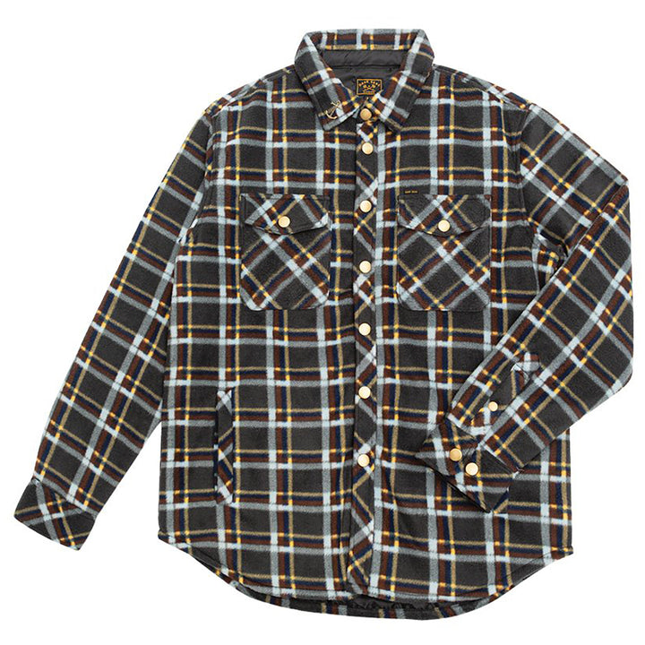 Dark Seas Wedge Shirt Jacket Brown