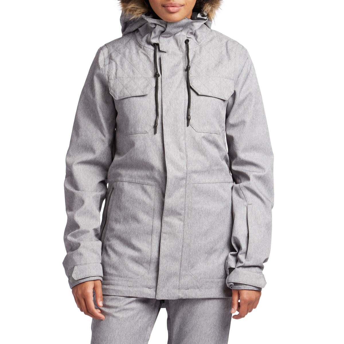 Volcom x evo Shadow Insulated Jacket - Women's Heather Grey