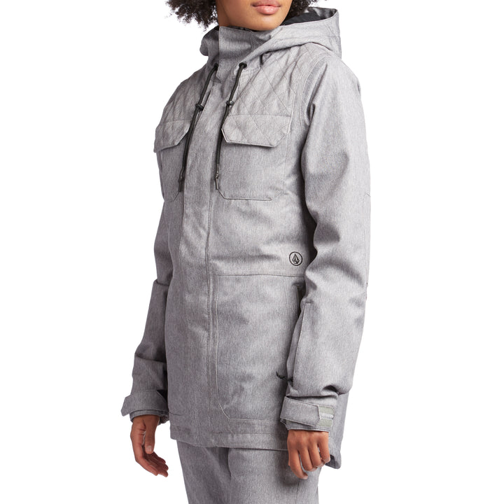 Volcom x evo Shadow Insulated Jacket - Women's Heather Grey