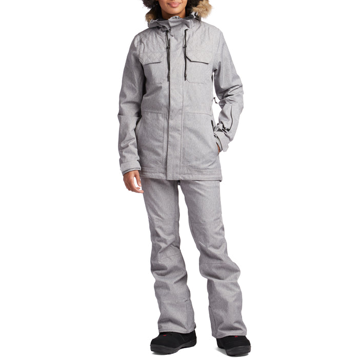 Volcom x evo Shadow Insulated Jacket - Women's Heather Grey