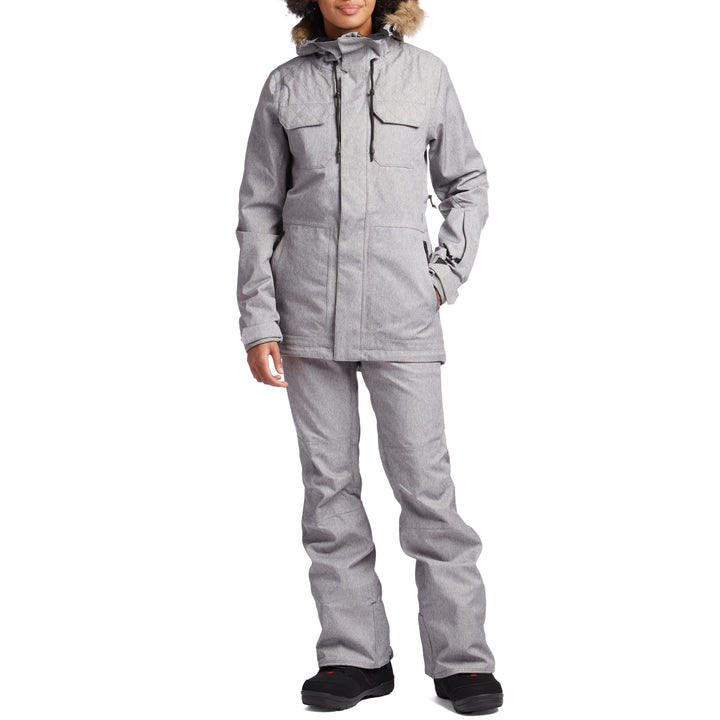 Volcom x evo Shadow Insulated Jacket - Women's Heather Grey