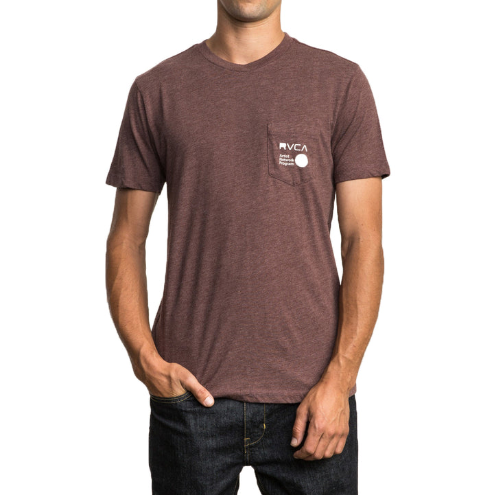 RVCA Matus Wings T-Shirt Bordeaux