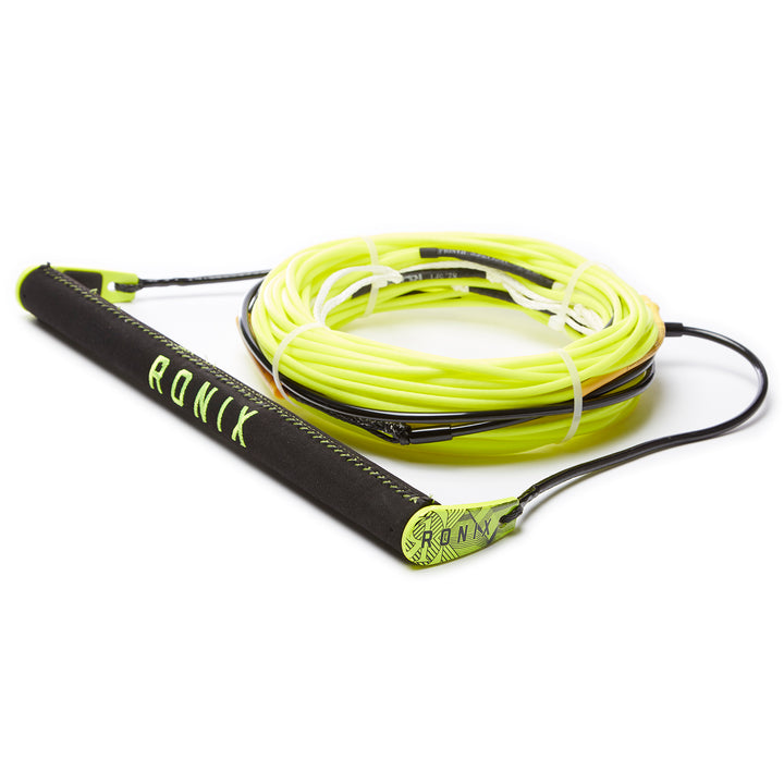Ronix Combo 6.0 Nylon BarLock Hide Grip Wakeboard Handle + R6 80 ft Mainline Yellow