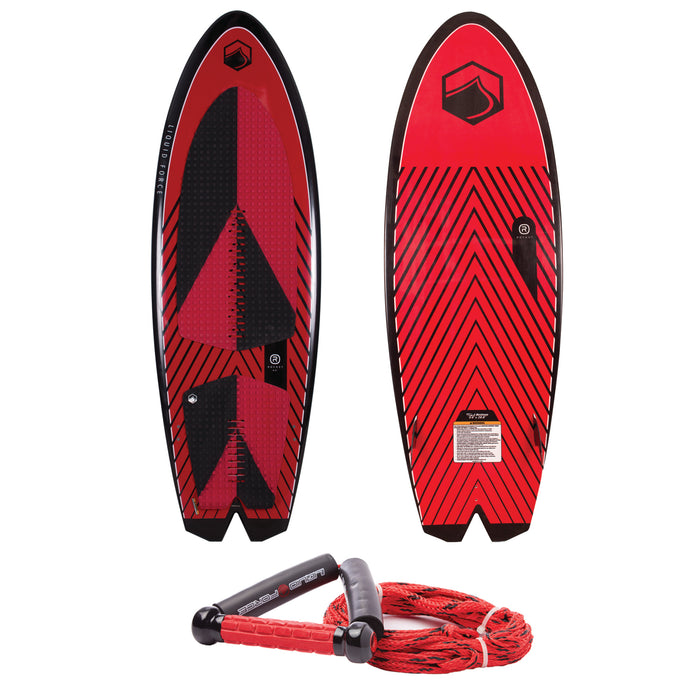 Liquid Force Rocket Wakesurf Board with Surf Rope 2019