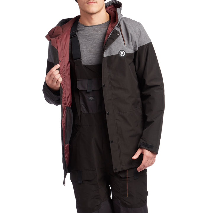 Ride x evo Hawthorne Jacket Black/Charcoal Melange