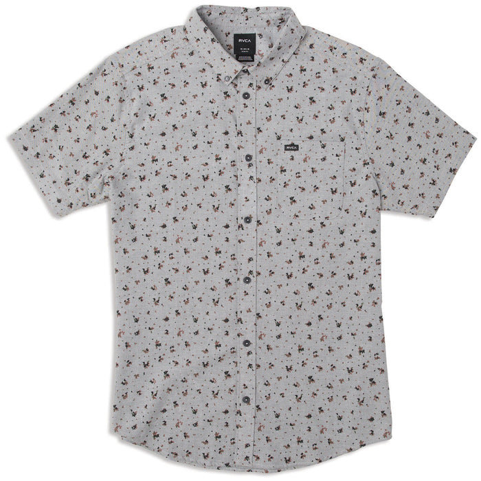RVCA That'll Do Print Short-Sleeve Shirt Pavement