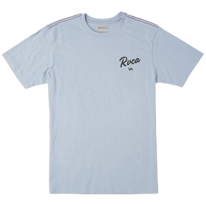RVCA Postmark Short-Sleeve T-Shirt Dusty Blue