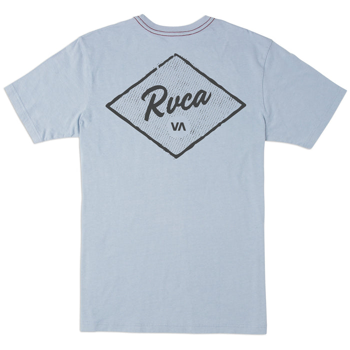 RVCA Postmark Short-Sleeve T-Shirt Dusty Blue