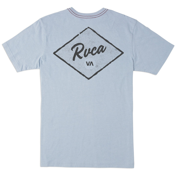 RVCA Postmark Short-Sleeve T-Shirt Dusty Blue