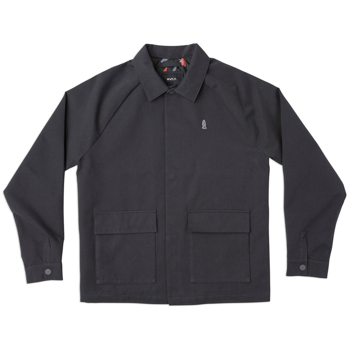RVCA Gerrard Waist Cut Jacket Pirate Black