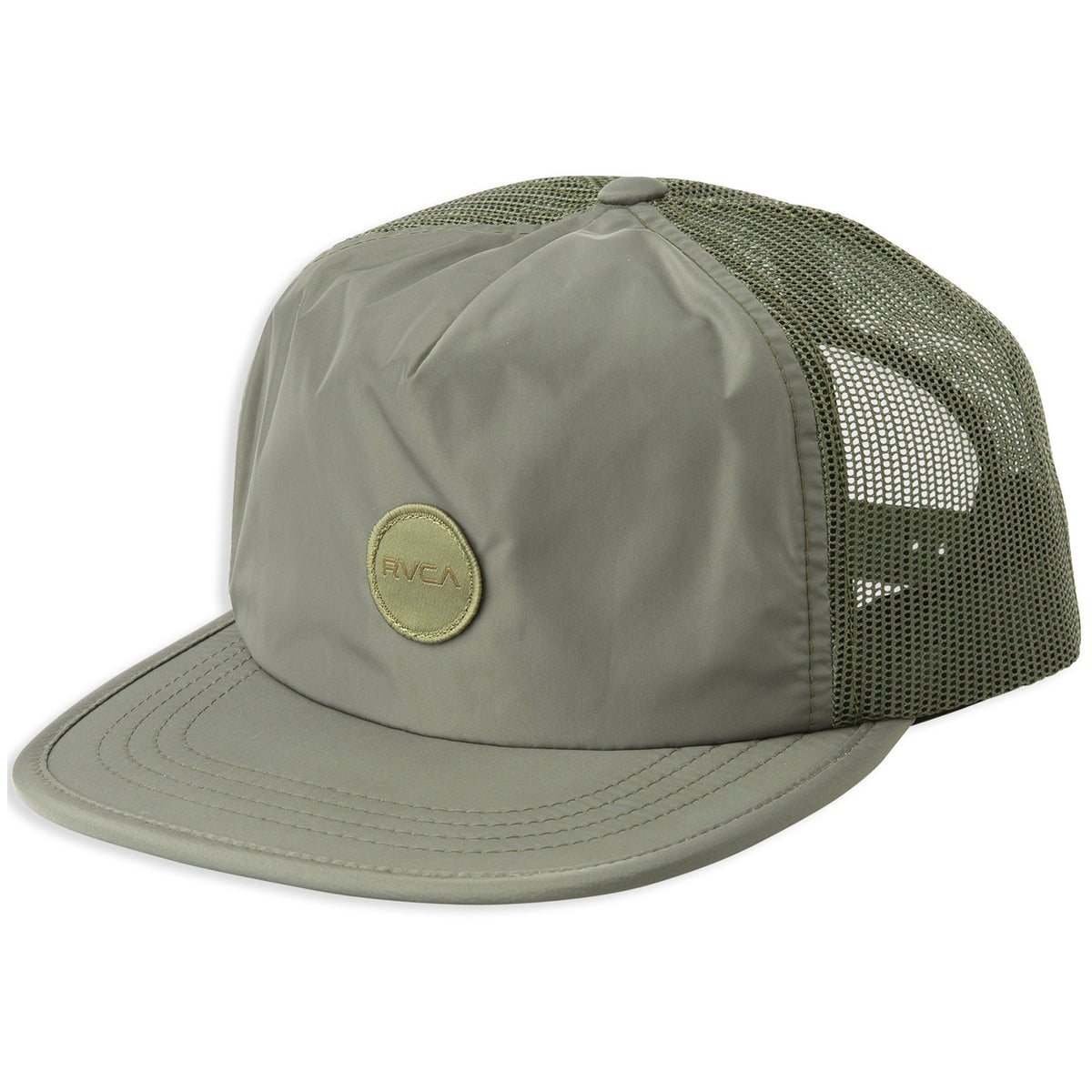 RVCA Travel Trucker Hat Olive