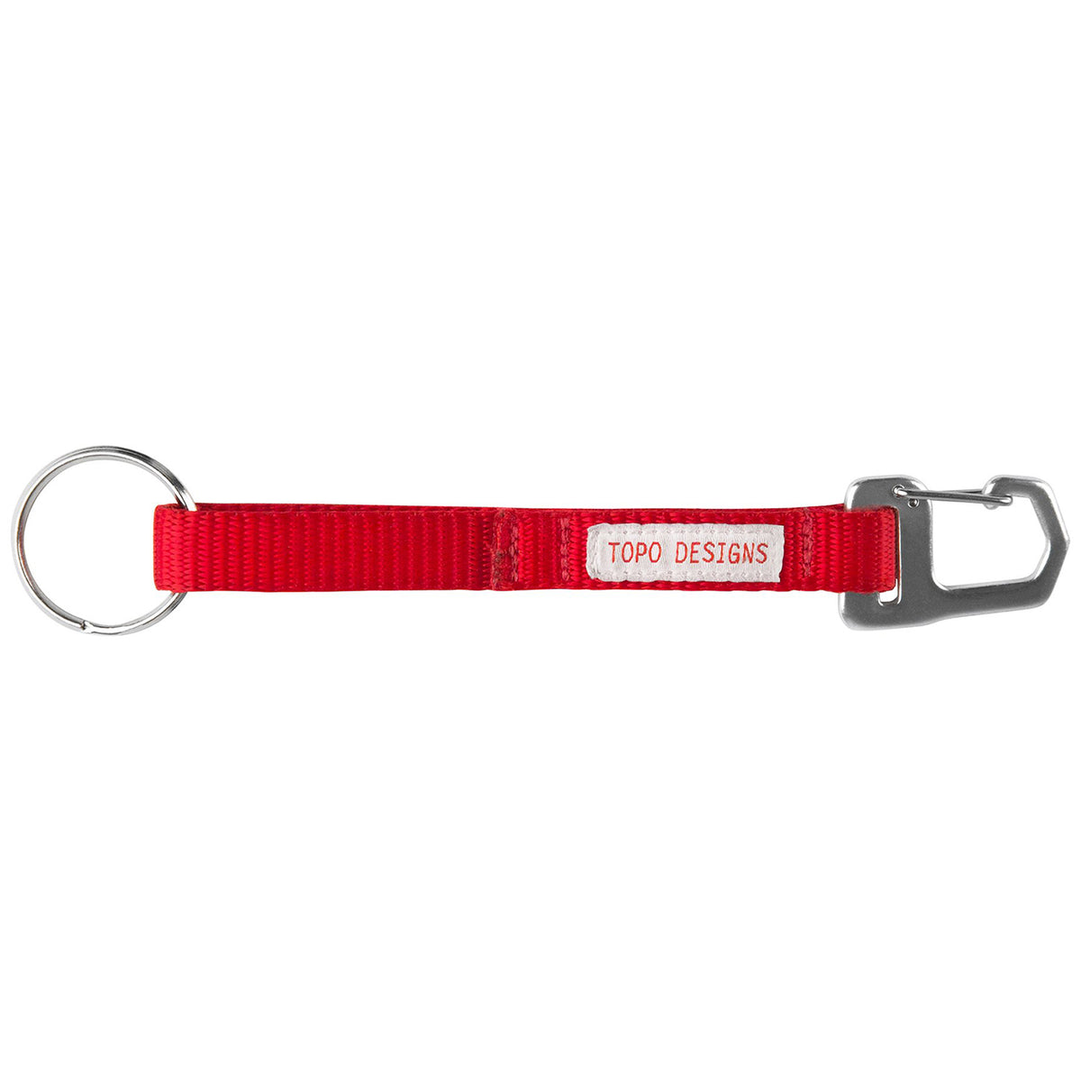 Topo Designs Key Clip Red